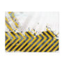 Grungy Hazard Stripes Post Cards