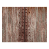 Grungy Riveted Rusty Metal