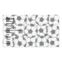 GRUNGY SOCCER BALLS BUSINESS CARD