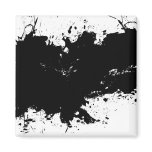Grungy Splattered Ink Background Refrigerator Magnets