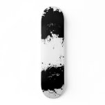 Grungy Splattered Ink Background Skate Board