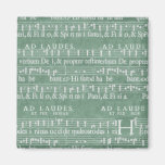 Grungy style Music Fridge Magnet