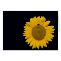 Grusskarte Sonnenblume