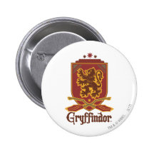 Gryffindor Quidditch Badge Button