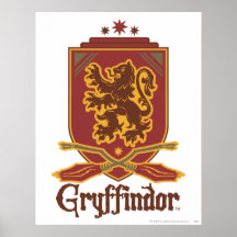 Gryffindor Quidditch Badge Print