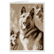 GSD Defined Greeting Card