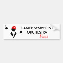 GSO Flautist Bumper Sticker