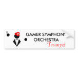 GSO Trumpeter Bumper Sticker bumper stickers