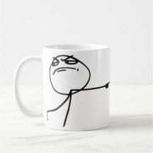 GTFO Get Out Guy Rage Face Comic Meme Coffee Mugs