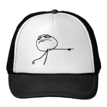 GTFO Get Out Guy Rage Face Comic Meme Hat