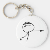 GTFO Get Out Guy Rage Face Comic Meme Key Chains