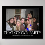 gtown party posters