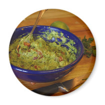 Guacamole Avocados Fridge Magnets