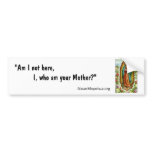 Guadalupe "Am I Not Here" Bumper Sticker bumper stickers
