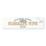 Guadalupe Mtns National Park Bumper Stickers