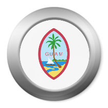 Guam Coat of Arms Fridge Magnets