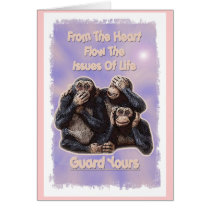 Guard The Heart Greeting Card