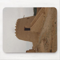 Guard tower, old city, Najd, Saudi Arabia Mousepad