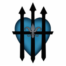 Guarded heart photo cut outs