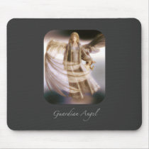 Guardian Angel and Child Mouse Mat