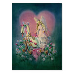 GUARDIAN ANGEL & BABY by SHARON SHARPE Post Cards