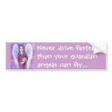 Guardian Angel bumper stickers