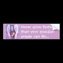 Guardian Angel bumper stickers