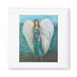 Guardian Angel by the Water magnets