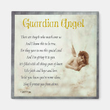 Guardian Angel Fridge Magnet