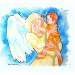 Guardian Angel Photo Cut Outs