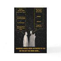 GUARDIAN ANGELS B-DAY CARD