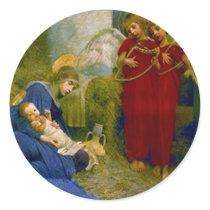 Guardian Angels Christmas Sticker