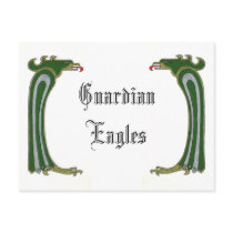 Guardian Eagles Postcard