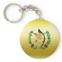 Guatemala Coat of Arms Keychain