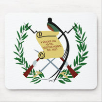 Guatemala Coat of Arms Mousepads