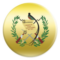 Guatemala Coat of Arms Round Sticker