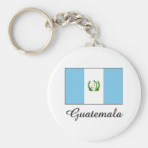 Guatemala Flag Design Key Chains