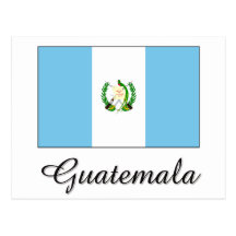 Guatemala Flag Design Postcard