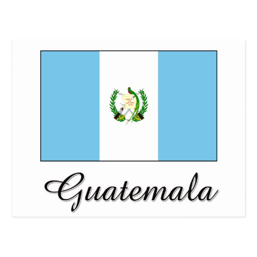 Guatemala Flag Design Postcard