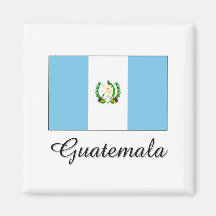 Guatemala Flag Design Refrigerator Magnet