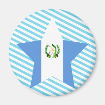 Guatemala Star Fridge Magnet
