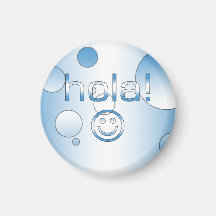 Guatemalan Gifts : Hello / Hola + Smiley Face Fridge Magnets