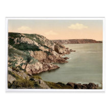 Guernsey, coast at Gouffre, Channel Islands, Engla Postcards