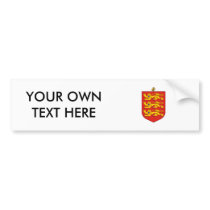 Guernsey Coat of Arms Bumper Sticker