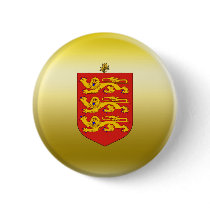 Guernsey Coat of Arms Pinback Buttons