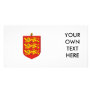 Guernsey Coat of Arms Personalized Photo Card