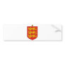 Guernsey Official Coat Of Arms Heraldry Symbol Bumper Stickers