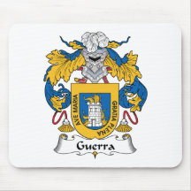 Guerra Family Crest Mouse Mat