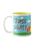 guess what? chicken butt! mug