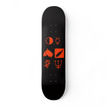 Guess what it says skate board